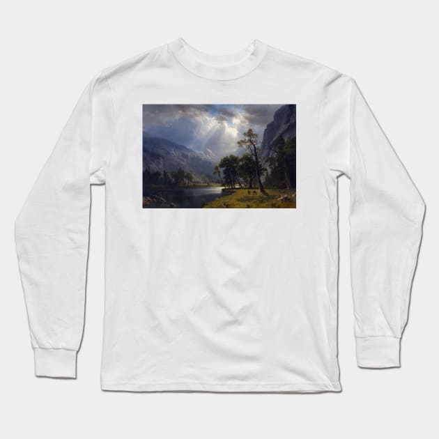 Mount Starr King, Yosemite by Albert Bierstadt Long Sleeve T-Shirt by Classic Art Stall